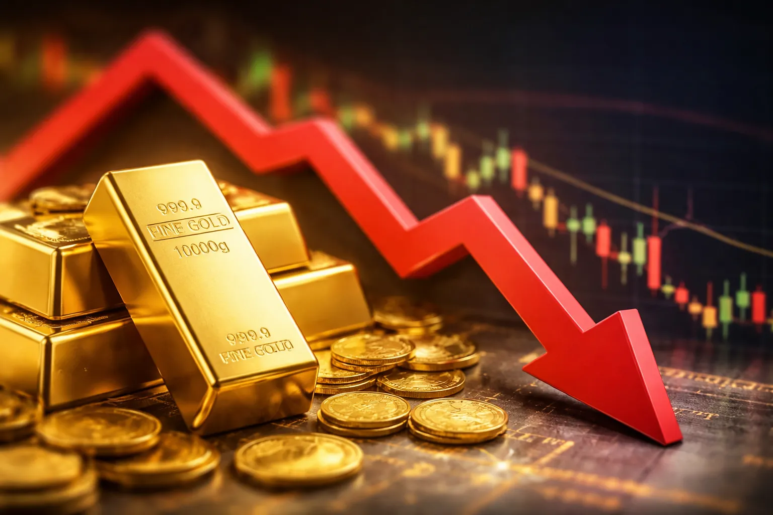 أسعار الذهب تتراجع وسط عمليات جني أرباح بعد موجة صعود